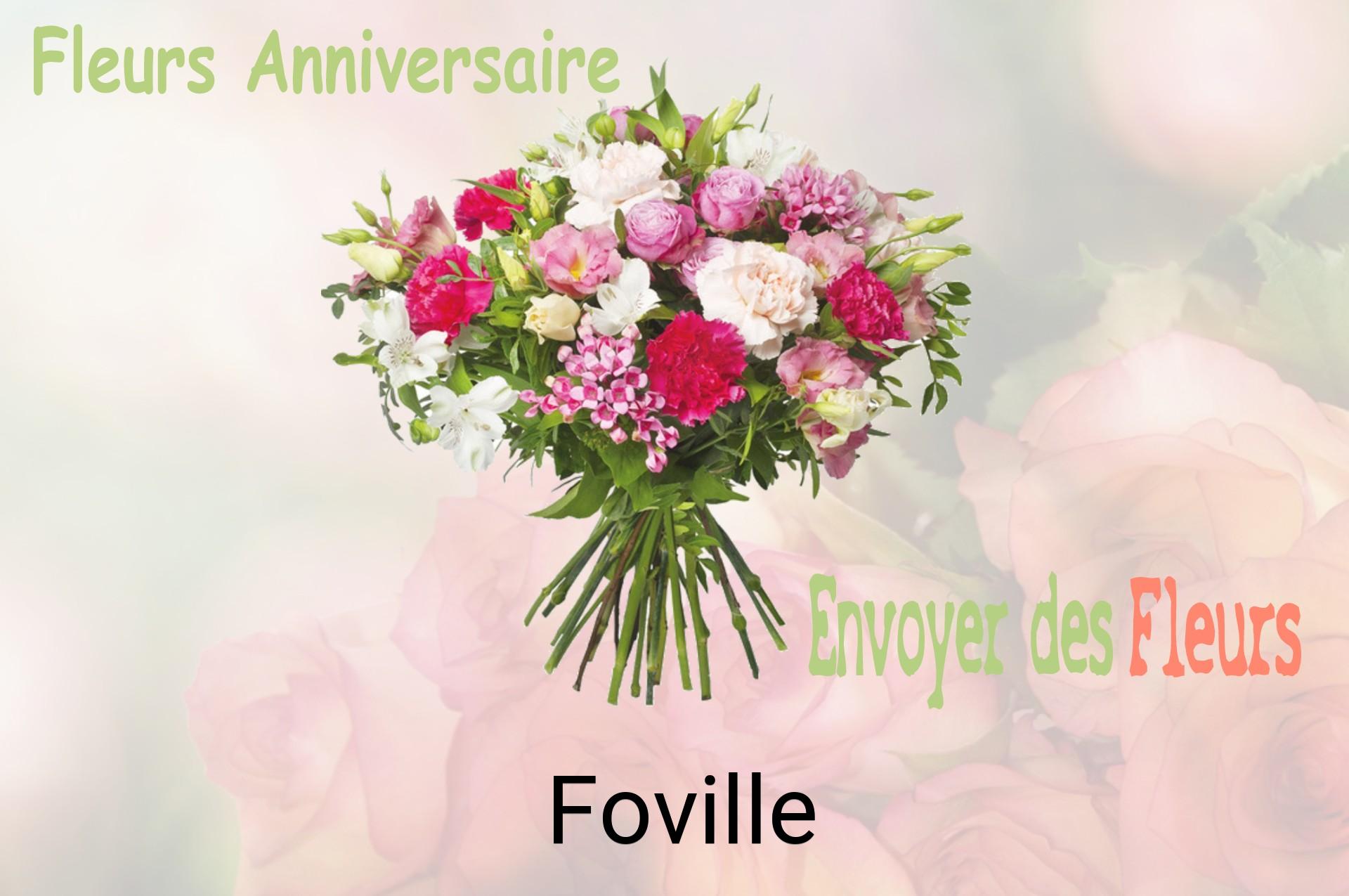 Bouquet de fleurs d’anniversaire livré à Foville